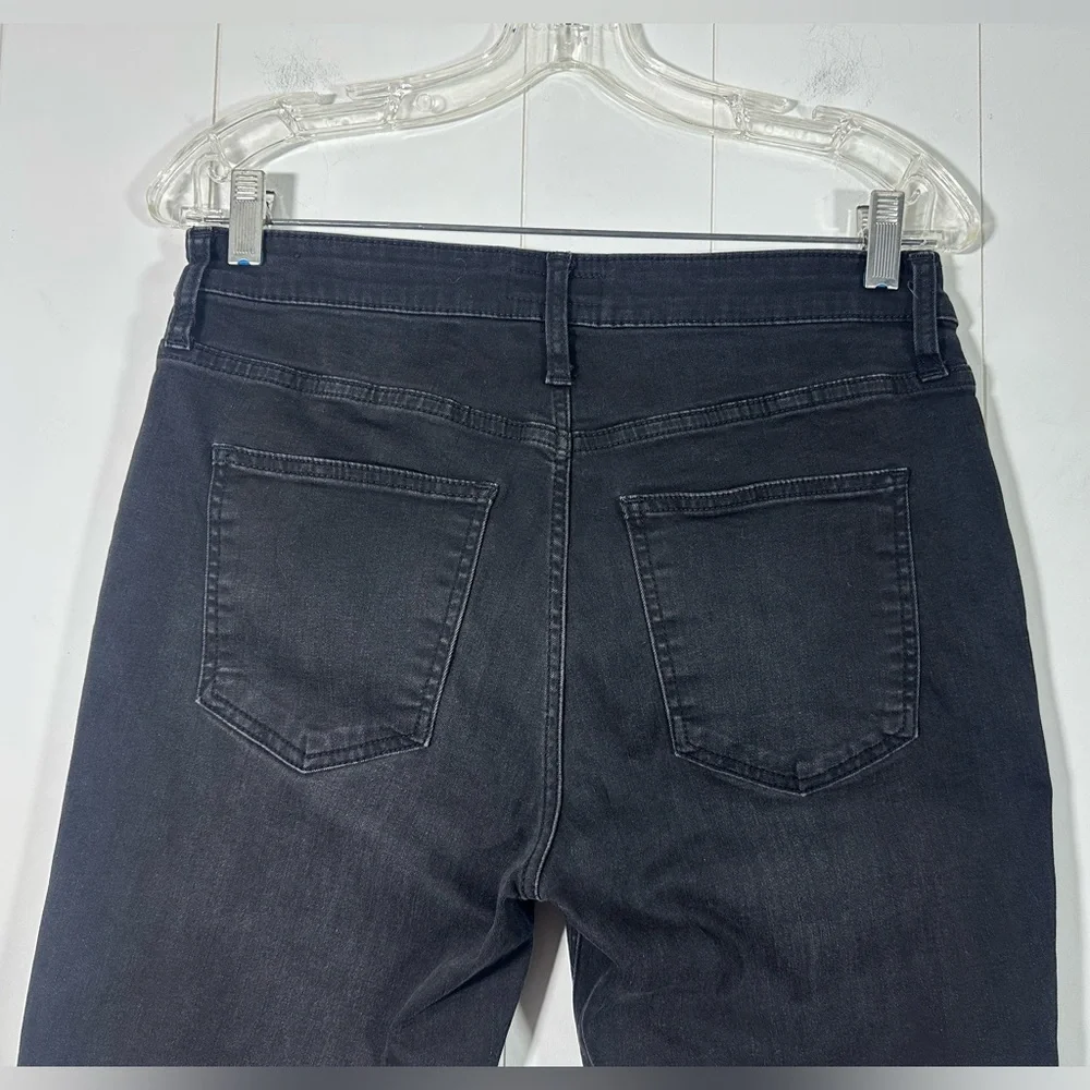 Kut from the Kloth Sz 6 Womens Rachael Fab Ab Mom Denim Black Jeans High Rise - Picture 5 of 12
